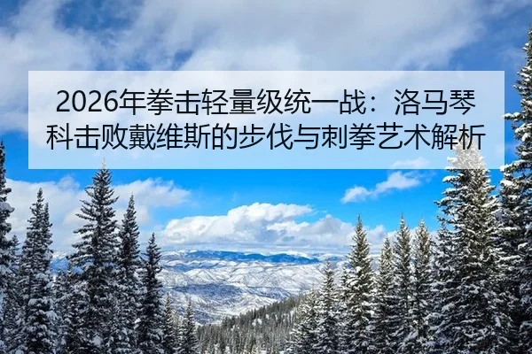 2026年拳击轻量级统一战：洛马琴科击败戴维斯的步伐与刺拳艺术解析